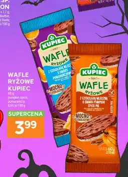Stokrotka Wafle ryżowe z czekoladą mleczną Kupiec o smaku pumpkin spice pie oferta