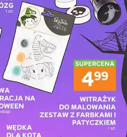 Stokrotka Witrażyk do malowania zestaw z farbkami i patyczkiem Party Time oferta