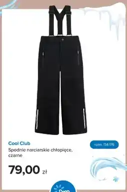 Smyk Spodnie narciarskie chłopięce czarne Cool Club oferta