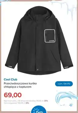 Smyk Przeciwdeszczowa kurtka chłopięca z kapturem Cool Club oferta