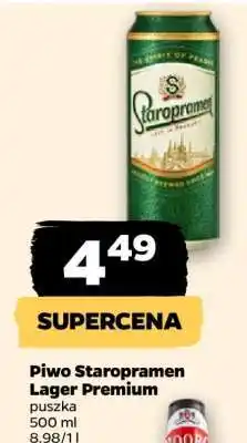 Netto Piwo Staropramen Lager Premium oferta