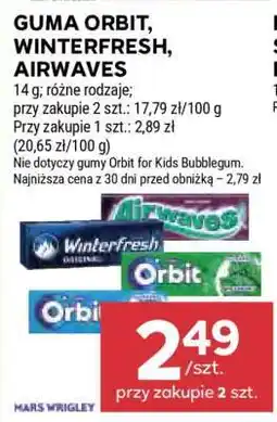 Stokrotka Market Guma Orbit, Winterfresh, Airwaves oferta