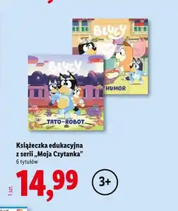 Lidl Książeczka edukacyjna z serii Moja Czytanka Bluey oferta