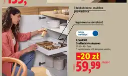 Lidl Szuflada teleskopowa Livarno 31-52x42x7 cm oferta