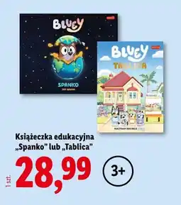 Lidl Książeczka edukacyjna Bluey Spanko oferta