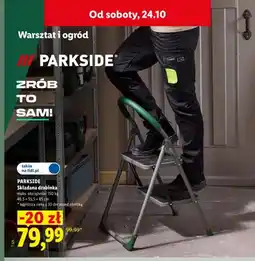 Lidl Składana drabinka Parkside 46,5x55,5x85 cm oferta
