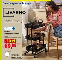 Lidl Wózek pomocnik kuchenny Livarno 46x35x78,5 cm oferta