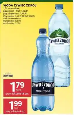 Stokrotka Market Woda Żywiec Zdrój oferta