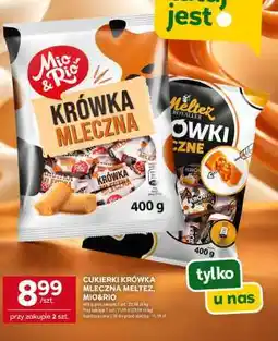 Stokrotka Market Cukierki Krówka Mleczna Meltez, Mio&Rio oferta