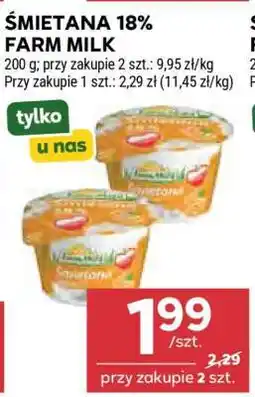 Stokrotka Market ŚMIETANA 18% FARM MILK oferta