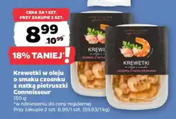 Netto Krewetki w oleju o smaku czosnku z natką pietruszki Connoisseur oferta