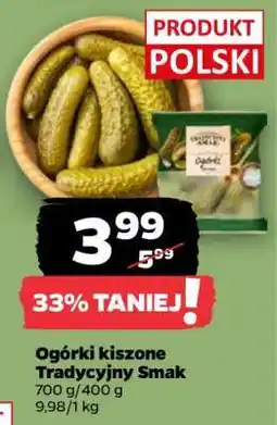 Netto Ogórki kiszone Tradycyjny Smak oferta