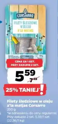 Netto Filety śledziowe w oleju a’la matjas Corsarro oferta