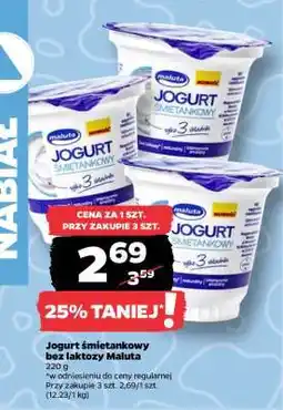 Netto Jogurt śmietankowy bez laktozy Maluta oferta