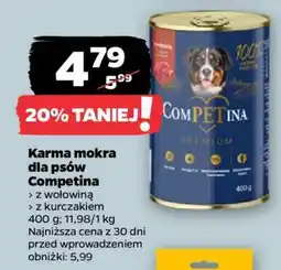 Netto Karma mokra dla psów Competina oferta