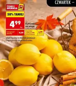 Biedronka Cytryna na wage oferta