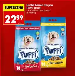 Biedronka Sucha karma dla psa Puffi, 10 kg oferta