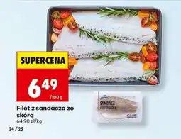 Biedronka Filet z sandacza ze skórą oferta