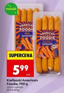 Biedronka Kiełbaski American Foodie, 190 g oferta