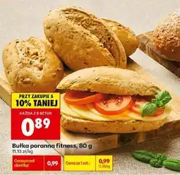 Biedronka bułka poranna fitness , 80 g oferta