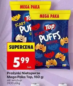 Biedronka Prażynki Nietoperze Mega Paka Top, 150 g oferta