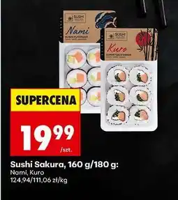 Biedronka Sushi Sakura, 160 g/180 g oferta
