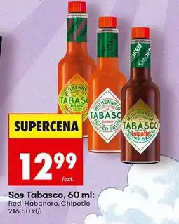 Biedronka Sos Tabasco, 60 ml oferta