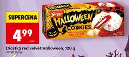 Biedronka Ciastka red velvet Halloween, 128 g oferta