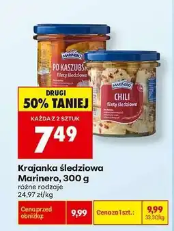 Biedronka Krajanka śledziowa Marinero, 300 g oferta