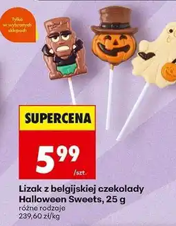 Biedronka Lizak z belgijskiej czekolady Halloween Sweets, 25 g oferta