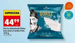 Biedronka Dorsz atlantycki filety bez skóry Family Fish, 475 g oferta