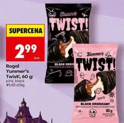 Biedronka Rogal Yummer’s Twist!, 60 g: pink, black oferta