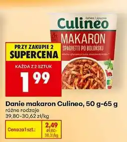 Biedronka Danie makaron Culineo, 50 g-65 g oferta