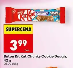 Biedronka Baton Kit Kat Chunky Cookie Dough, 42 g oferta