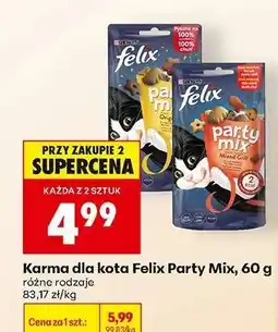 Biedronka Karma dla kota Felix Party Mix, 60 g oferta