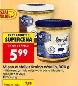 Biedronka Mięso w słoiku Kraina Wędlin, 300 g oferta