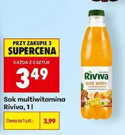 Biedronka Sok multiwitamina Riviva, 1 l oferta