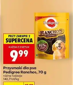 Biedronka Przysmaki dla psa Pedigree Ranchos, 70 g oferta