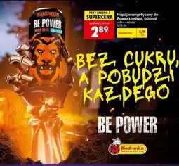 Biedronka Napój energetyczny Be Power Limited, 500 ml oferta