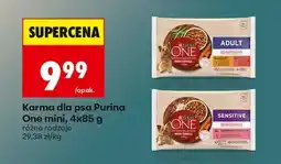 Biedronka Karma dla psa Purina One mini, 4x85 g oferta