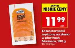 Biedronka Łosoś norweski wędzony na zimno w plastrach Marinero , 100 g oferta