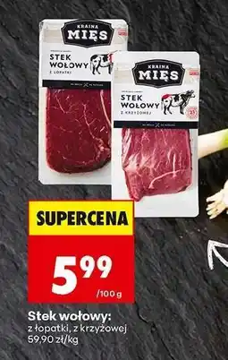 Biedronka Stek wołowy oferta