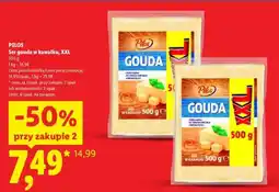 Lidl PILOS Ser gouda w kawałku, XXL oferta