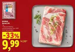 Lidl RZEŹNIK Boczek, XXL oferta