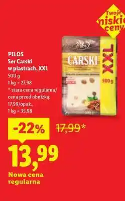 Lidl PILOS Ser Carski w plastrach, XXL oferta