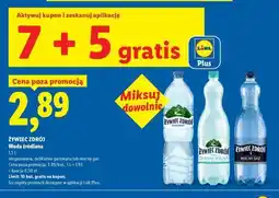 Lidl ŻYWIEC ZDRÓJ Woda źródlana oferta