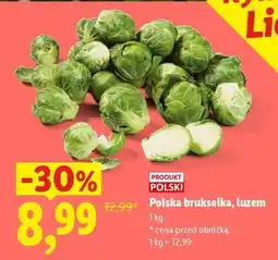 Lidl Polska brukselka, luzem oferta
