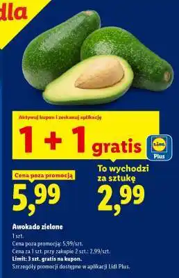 Lidl Awokado zielone oferta