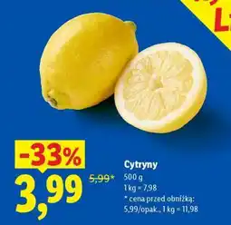 Lidl Cytryny oferta