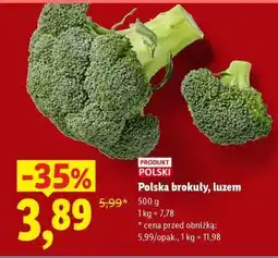 Lidl Polska brokuły, luzem oferta